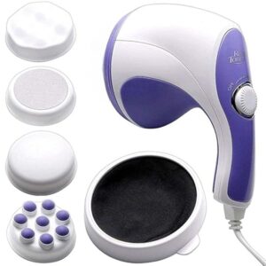 Relax & Spin Tone Massager – Handheld, powerful, and effective for deep tissue massage and full-body relaxation.