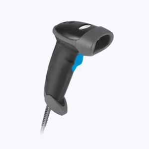 Zebronics ZEB-BS1H1000 1D Laser Barcode Scanner with USB connectivity, inbuilt buzzer, and LED indicator for fast and accurate scanning
