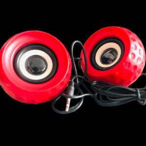 IT-360 COMPUTER SPEAKER 2.0 MULTIMEDIA MINI SPEAKER 5 W Laptop/Desktop Speaker  (Red, 2.0 Channel)