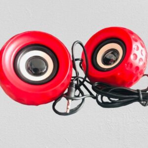 IT-360 COMPUTER SPEAKER 2.0 MULTIMEDIA MINI SPEAKER 5 W Laptop/Desktop Speaker  (Red, 2.0 Channel)