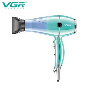 VGR V-452 Professional Salon Series Hair Dryer 2000-2400W AC Motor 3 Heat Setting Independent Cool Shot Styling Comb Nozzle Overheating Protection with Turbo Function & 2 Speed Setting