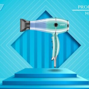 VGR V-452 Professional Salon Series Hair Dryer 2000-2400W AC Motor 3 Heat Setting Independent Cool Shot Styling Comb Nozzle Overheating Protection with Turbo Function & 2 Speed Setting