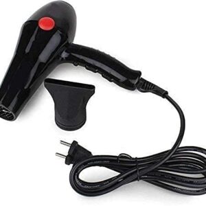 Choba 2000 Watts Hair Dryer, 2 Temperature and Speed Settings, Styling Nozzles, Black