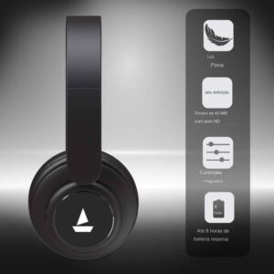boAt Rockerz 450, 15 HRS Battery, 40mm Drivers, Padded Ear Cushions, Integrated Controls, Dual Modes, Bluetooth Headphones, Wireless Headphone with Mic