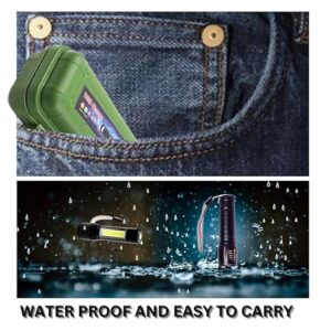 USB Rechargeable Metal Body Mini Waterproof Torch Light high Power Long Distance COB,Flash Light with
