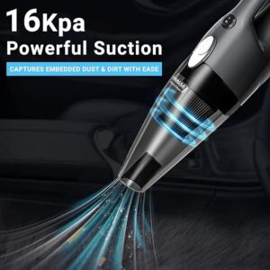 INALSA Vacuum Cleaner for Home & Car,Powerful 800 W Motor,16Kpa Suction,Handheld Vacuum Cleaner,Hepa Filter, Mini Small Vacuum Cleaner,Sofa Cleaner,Portable Vacuum Cleaner,Vaccine cleaner(Dura Clean)