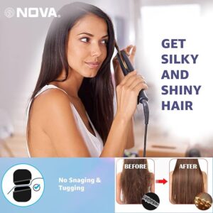 Nova NHS 329 Hair Straightener (Black)