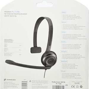 Sennheiser PC 3 Chat Wired On Ear Headphones with Mic (Black)