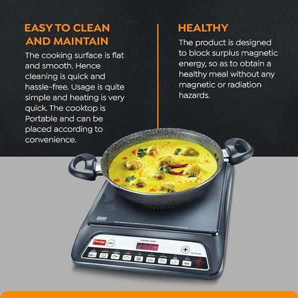 Prestige Pic 20 Neo Induction Cooktop 1600W| - Image 3