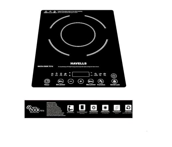 HAVELLS by Havells 1600 W Induction Cooktop Touch Panel - Image 2