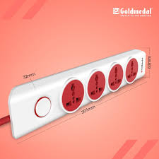 Goldmedal I-Design 4x1 4 Socket Extension Boards