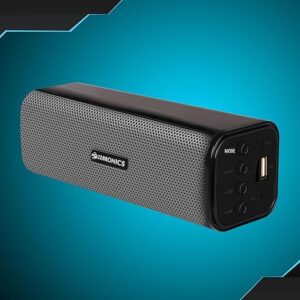 ZEBRONICS Zeb-VITA Wireless Bluetooth 10W Portable Bar Speaker with Supporting USB, SD Card, AUX, FM, TWS & Call Function. (Grey)