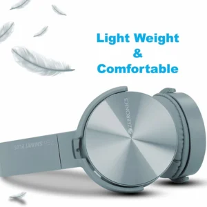 Zebronics Zeb-Smart Plus Wireless Headphone with Voice Assistant (BLUE)