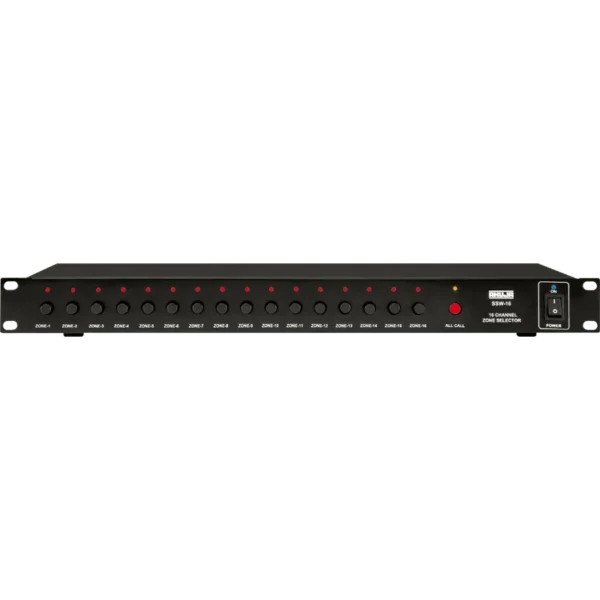 Ahuja SSW 16M Paging System | 16 Channel | Zone Selector