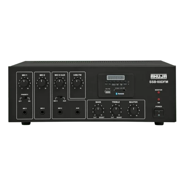 Ahuja SSB 80DFM Amplifier with Bluetooth,USB&FM (80watts)