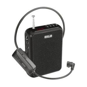 Ahuja NBA 30WL with Bluetooth, FM, Recording and SD card option Wireless speaker. Best for Teachers, Doctors & Public address of a small gathering