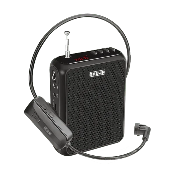 Ahuja NBA 30WL with Bluetooth, FM, Recording and SD card option Wireless speaker. Best for Teachers, Doctors & Public address of a small gathering