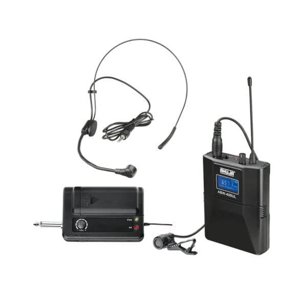 Ahuja ABW 400UL Wireless Microphone for camera outdoor shoot