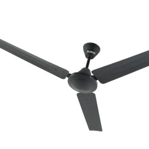 Surya Super 1200MM Ceiling Fans | High Performance at Low Voltage | for up-beat Living rooms, Bedrooms, Dens, Common Areas, Home and Office (Grey)