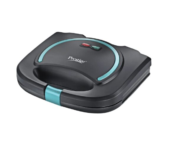 Prestige PSMFB (D) 800W Sandwich Toaster with die cast Aluminium Sandwich Plates|Power Indicators|Non-Stick Coating|Black