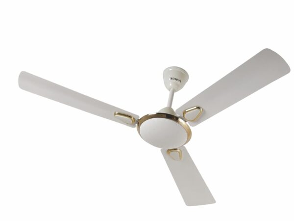 Surya Grace 1200MM Ceiling Fans | for up-beat Living rooms, Bedrooms, Dens, Common Areas, Home and Office (Ivory)