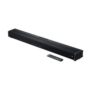 Portronics Sound Slick IV 120W Bluetooth Wireless Soundbar with Inbuilt Woofer, LED Display, 3.5mm Aux in, USB Pen Drive Input, Optical Input Port, Loud & Clear Sound(Black)