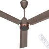 Sujata BLDC Fans Ceiling 1200mm | 3 Years Warranty | BLDC Ceiling Fan with Remote Control, 5 Star BEE Rating Energy Efficient, 100% Copper Winding, High Air Delivery (Slim Air - Smoke Brown)