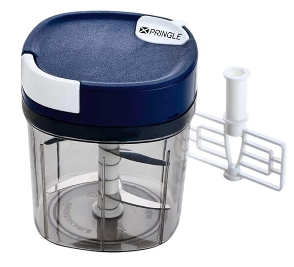 Pringle Plastic Manual Chopper, NINJA 2 in 1, Pack of 1