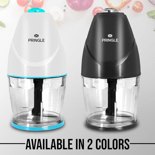 Pringle Electric Chopper | 600ml Capacity 250W | Mixer/Blender One Touch Operation | Twin Blade Technology | 1 min non stop operation/heavy motor [ Assorted, 1 year warranty ]- EC 904 (EC 904) - Image 2