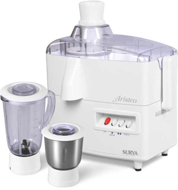 Surya ARISTEO Juicer, Mixer, Grinder 450 W White