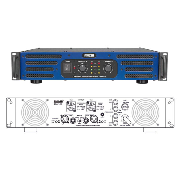 Ahuja LXA-1400 Dual Channel Power Amplifier - Image 2