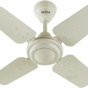 SURYA Shakti 600 mm 4 Blade Ceiling Fan  (Ivory | Pack of 1)