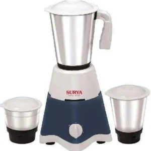 SURYA super 220 W Juicer Mixer Grinder  (SUPER 500W | 3 Jars | White)