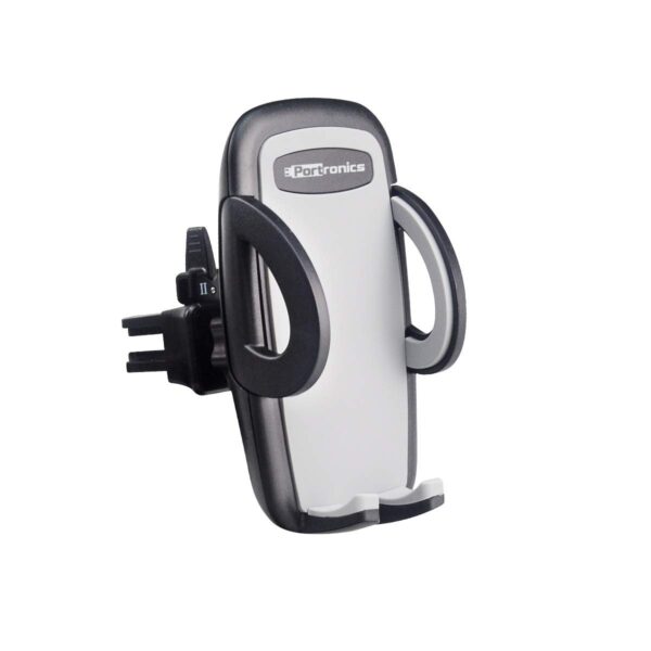 Portronics CLAMP X Car-Vent Mobile Holder 360 Degree Rotational, Strong Lock Mechanism(Black)