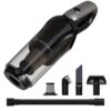 Portronics Mopcop 3, Rechargeable Handheld Vacuum Cleaner for Home & Car, Washable HEPA Filter, Multi-Function Nozzles, Floor Brush Nozzle, Cordless, Dry Vacuum, for Home Appliances (Black)