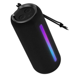 boAt Stone Spinx Pro Bluetooth Speaker with 20 W RMS Sound, Up to 8 hrs of Playtime, BTv5.0, Built-in Mic, RGB LEDs, TWS Feature, TF Card, AUX Port &...