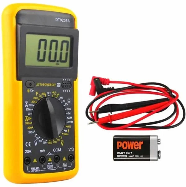 Unity Digital Multimeter Dt9205a Make Digital Multimeter DT-9205A Extra Large Screen Lcd Display Non-magnetic Electronic Level  (18 cm)