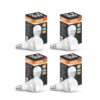 LEDVANCE Osram 9W Bulb B22D | Cool White - Energy Saving | Rechargeable LED Bulb | Pack of 4