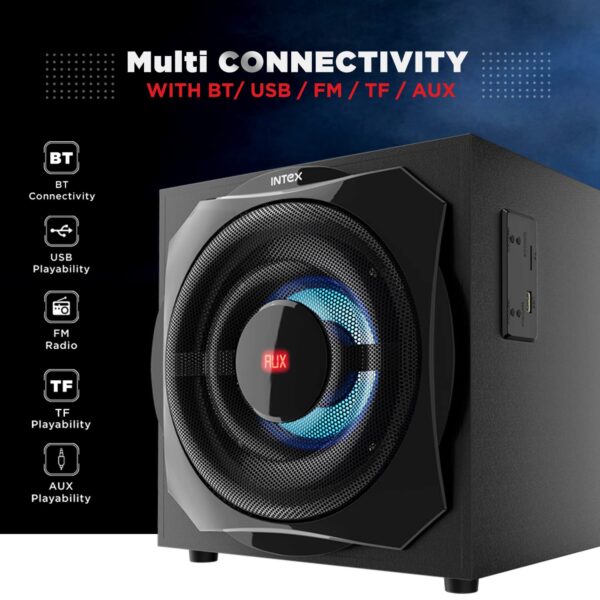 Intex Multimedia USB Speaker 4.1 XH Bomb SUFB 122 Watts - Image 3