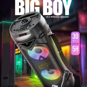 UBON SP-24 BIG BOY v5.3 Wireless Speaker | 5 Hour Playtime | 30 Watt Speaker