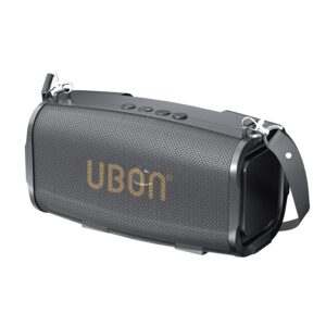UBON SP-47 Bluetooth Speaker Audio Bar Wireless Speaker withRGB Lights, Bass & Stereo Sound, Support USB & TF Card, Up to 4 Hours Playtime, Portable Speaker for Travel