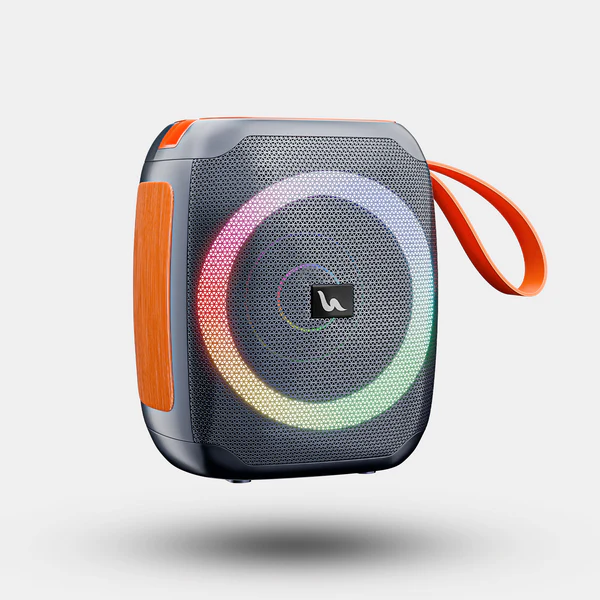 UBON S-12 Mini Bomb 2.0: Powerful 20W Wireless Speaker with RGB Lights, Free Mic & 10 Hours Battery Life