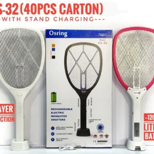 OS - 32 Rechargeable Electric Mosquitos Swatters