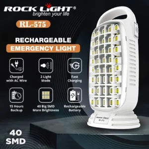 RL-575 | High Brightness Rechargeable Emergency Light for Home & Power Cuts