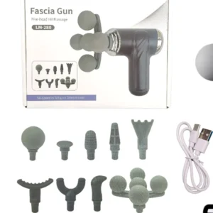 Massage Gun | Massage Machine for Body Pain | 9 Adjustable Heads for Deep Tissue, Muscle Relief for Back, Shoulder & Foot
