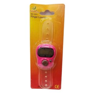 Mini Hand Tally Counter Finger Ring | Digital Electronic Head Count, Japa Counter Counting Machine for Mantra Jap, Mala Jaap Counter - Multicolor
