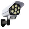 Solar Dummy Security Camera Light with Motion Sensor | Waterproof Outdoor LED Wall Lamp | Auto Day Off & Night On | 3 Lighting Modes for Home, Garage, Gate, Balcony and Garden Safety Illumination
