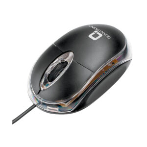 QUANTRON Jerry QMU-540 USB Wired Mouse, 3 Buttons, DPI 1000, 1.20Mtr. Cable length, 5 Million Click life, Color LED