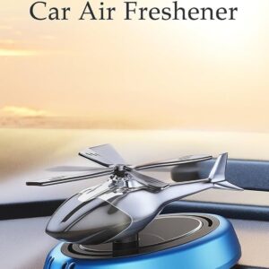 Solar Rotating Helicopter Oval Base Long Lasting Air Freshener.