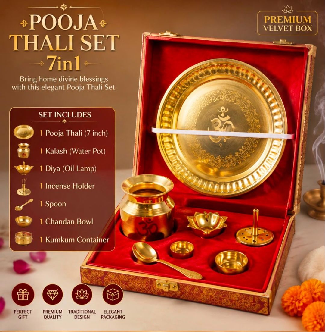 7 in 1 Pooja Thali Gift set